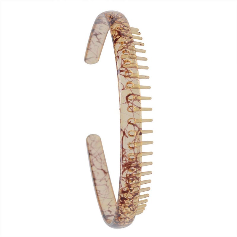 Teppylony 3 Pcs Resin Teeth Comb Headband Plastic Hard Hairband Fashion Women Headdress Hair Accessories - Image 2